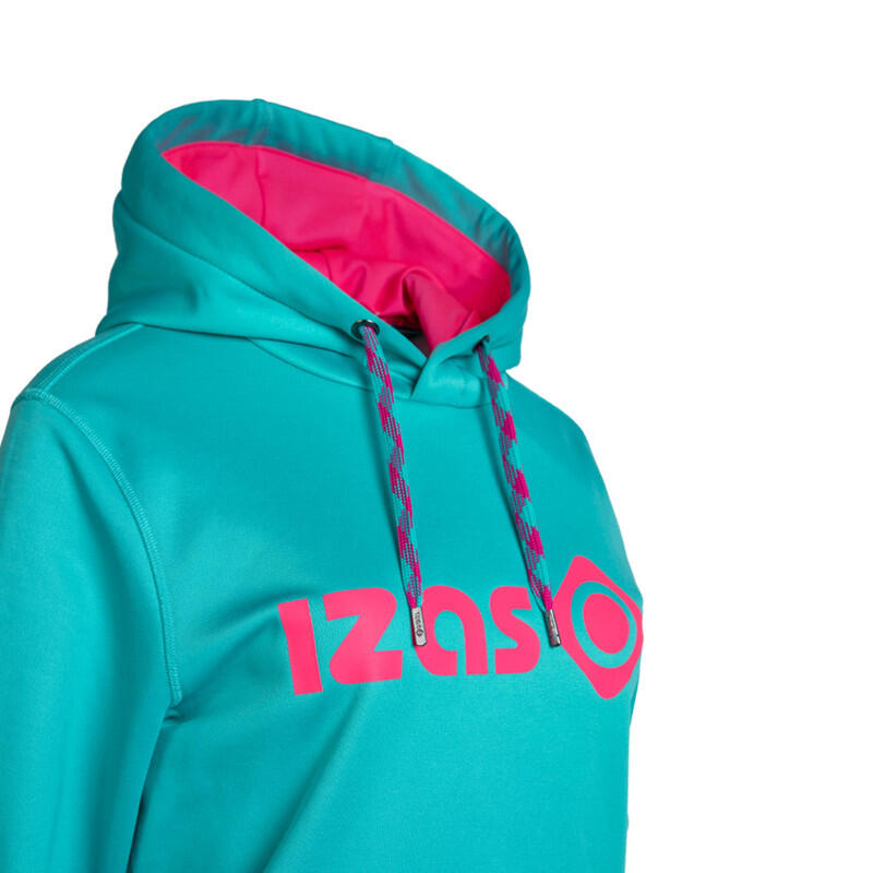 Sweat femme DUERO W V4 avec capuche réglable, logo et poche frontale 3/7