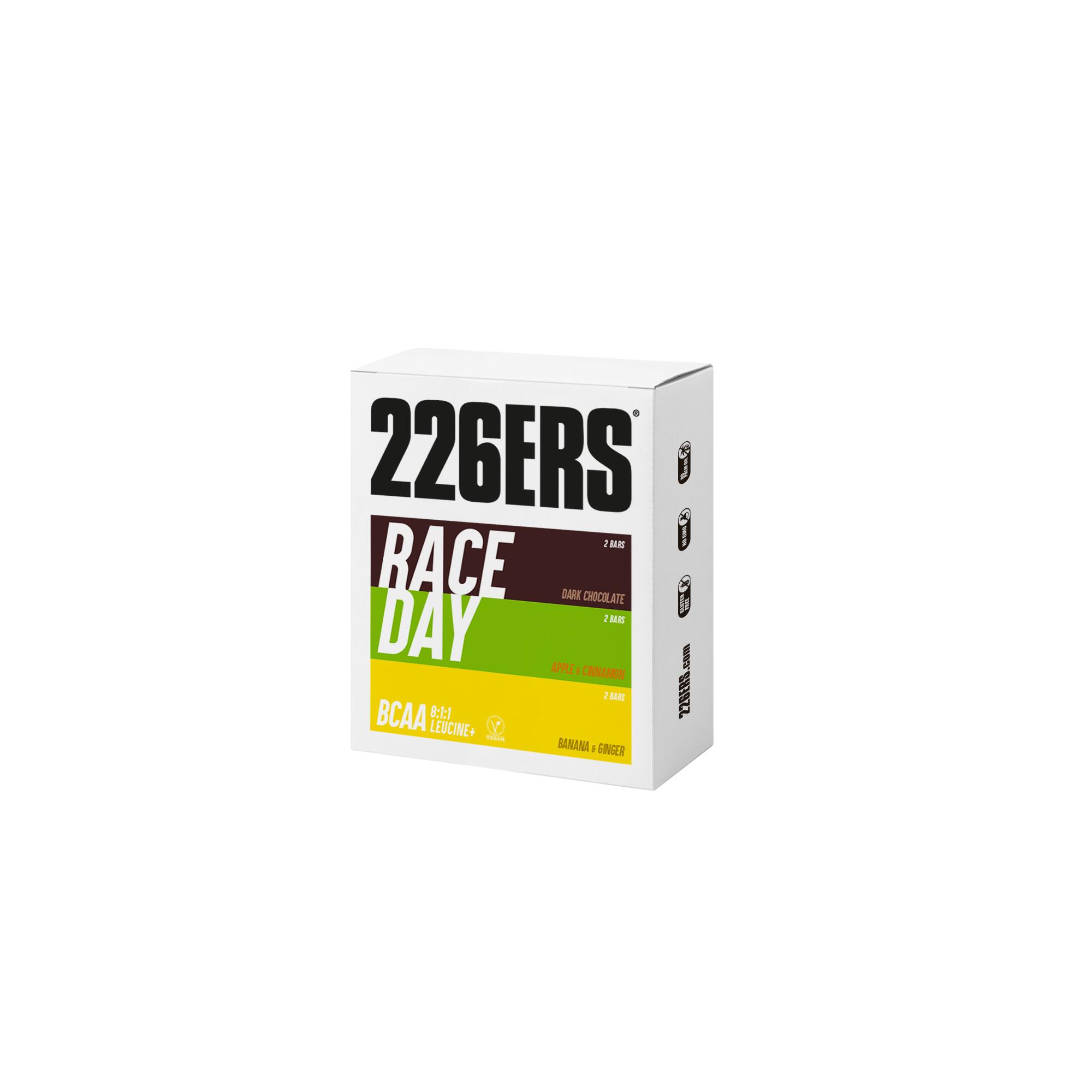 BOX 6 RACE DAY BAR BCAA 40g - Barrita Energética Vegana 4/4