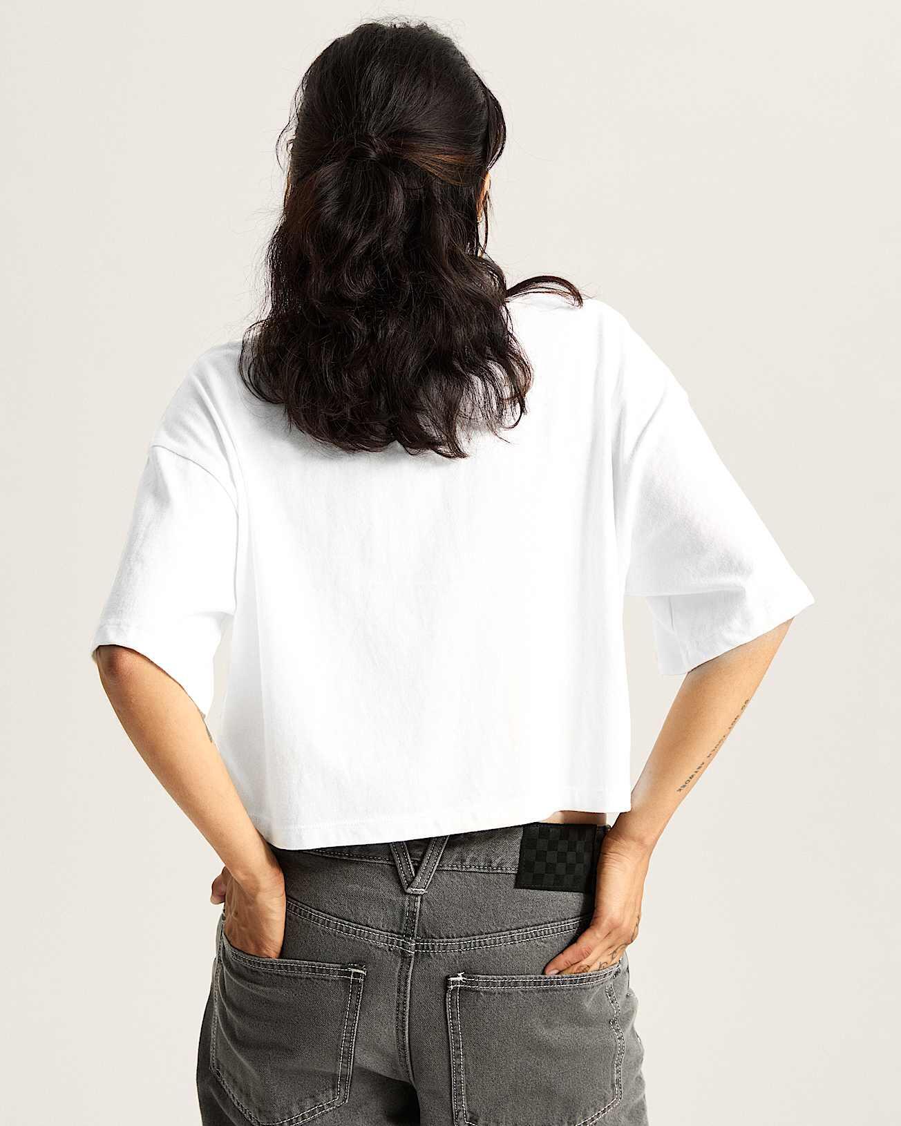 T-shirt Skate Femme Coton Coupe Relax Essential H-FT RLX CR 2/3