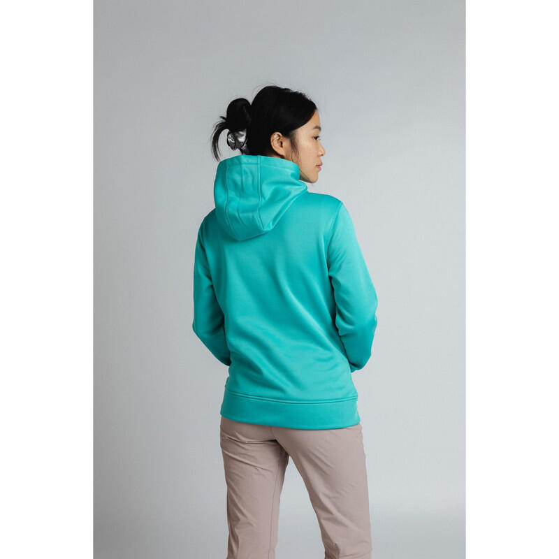 Sweat femme DUERO W V4 avec capuche réglable, logo et poche frontale 6/7