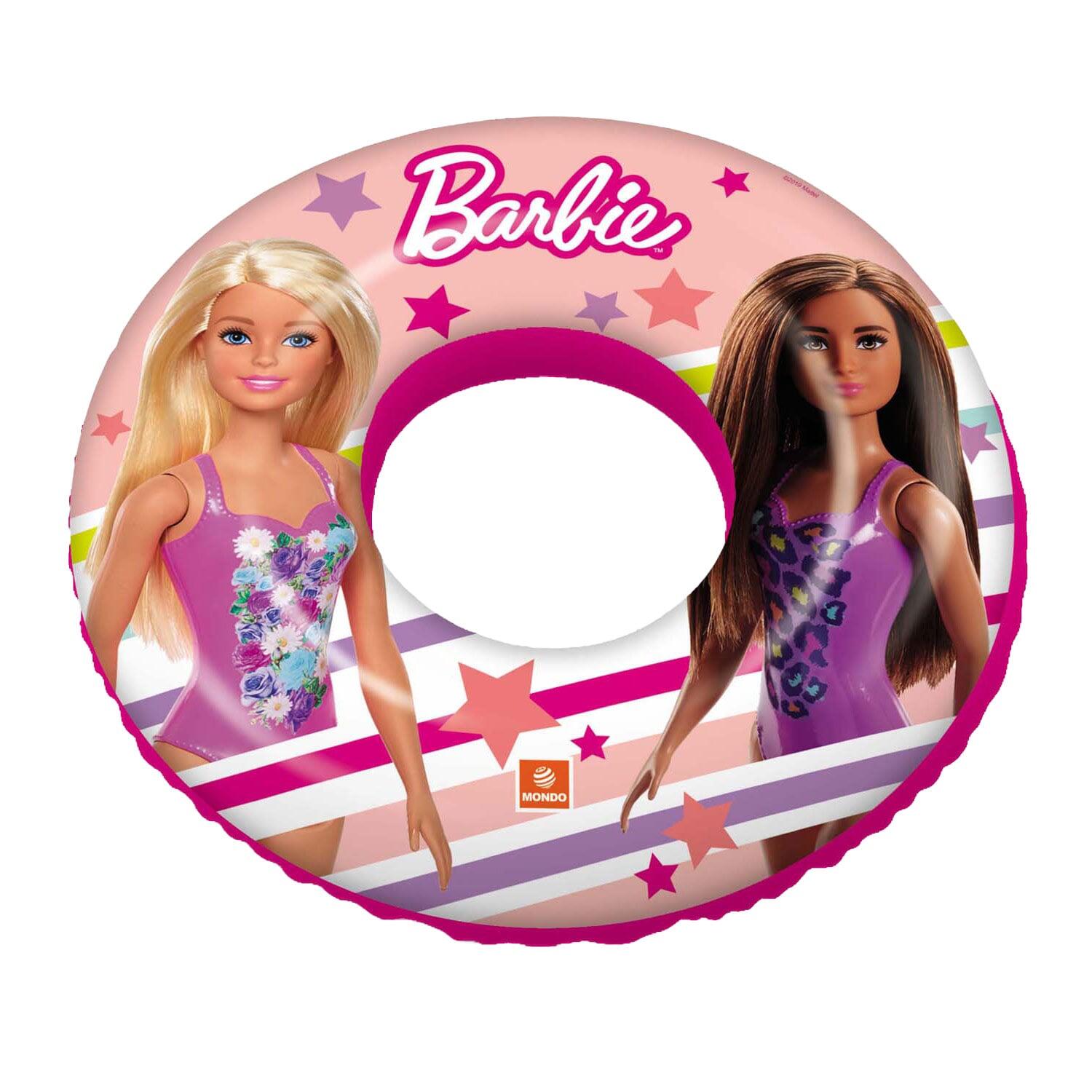 Barbie Inflatable Swim Ring for Kids – Pool Float & Water Floatie ...