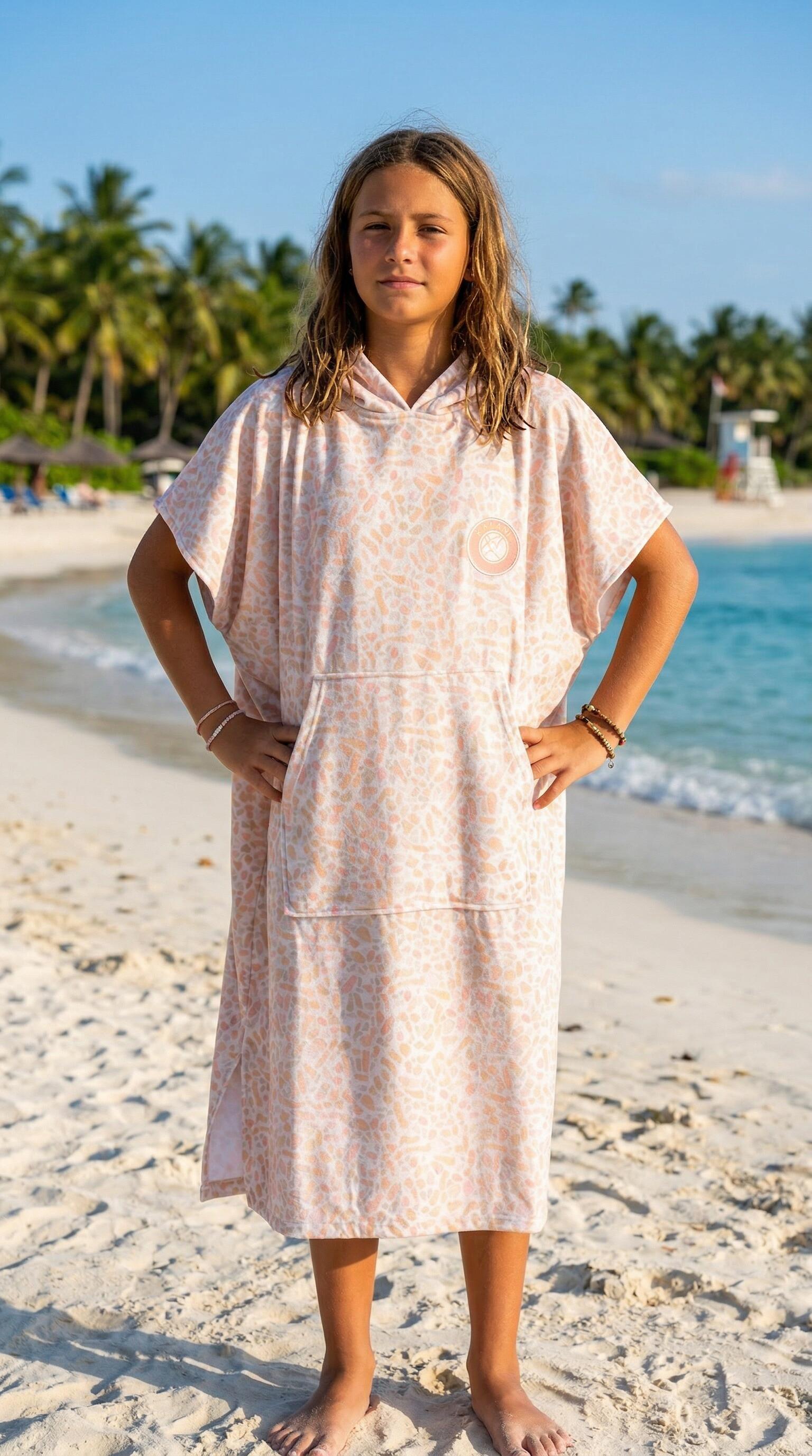 Mädchen Poncho mit Kapuze KAIWAI 3/3