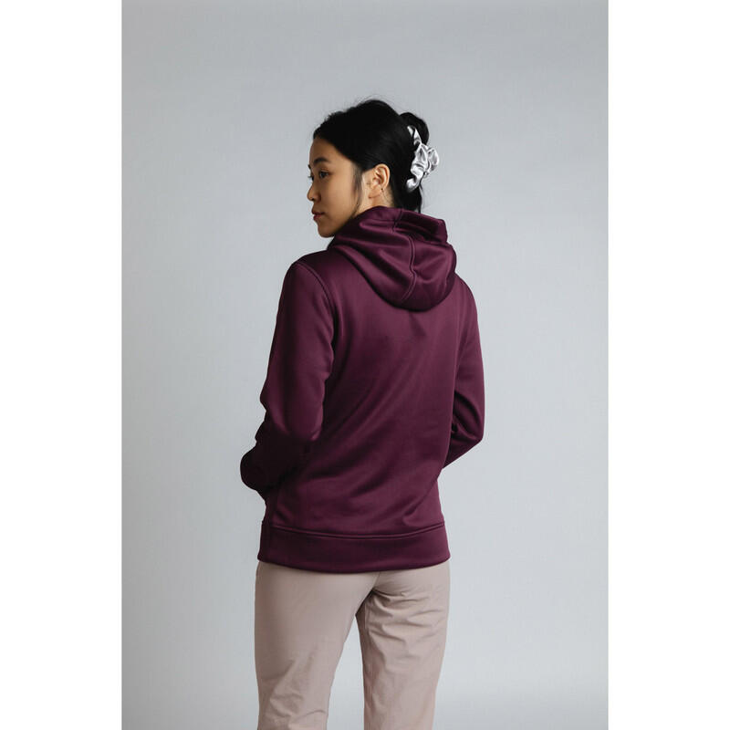 Sweatshirt DUERO W V4 para mulher com capuz ajustável, logótipo e bolso frontal 2/7