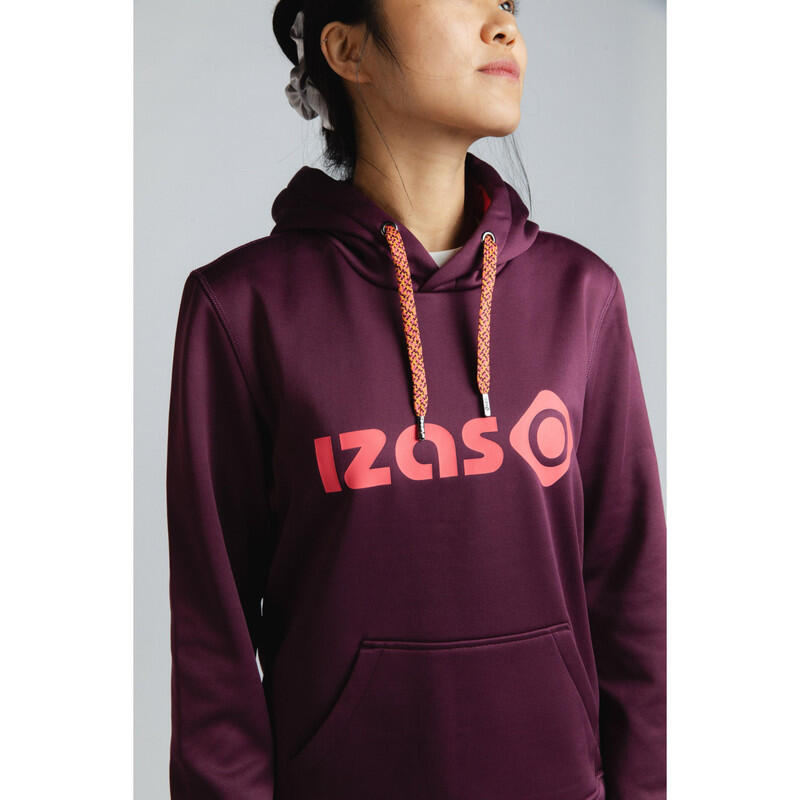 Sweatshirt DUERO W V4 para mulher com capuz ajustável, logótipo e bolso frontal 7/7