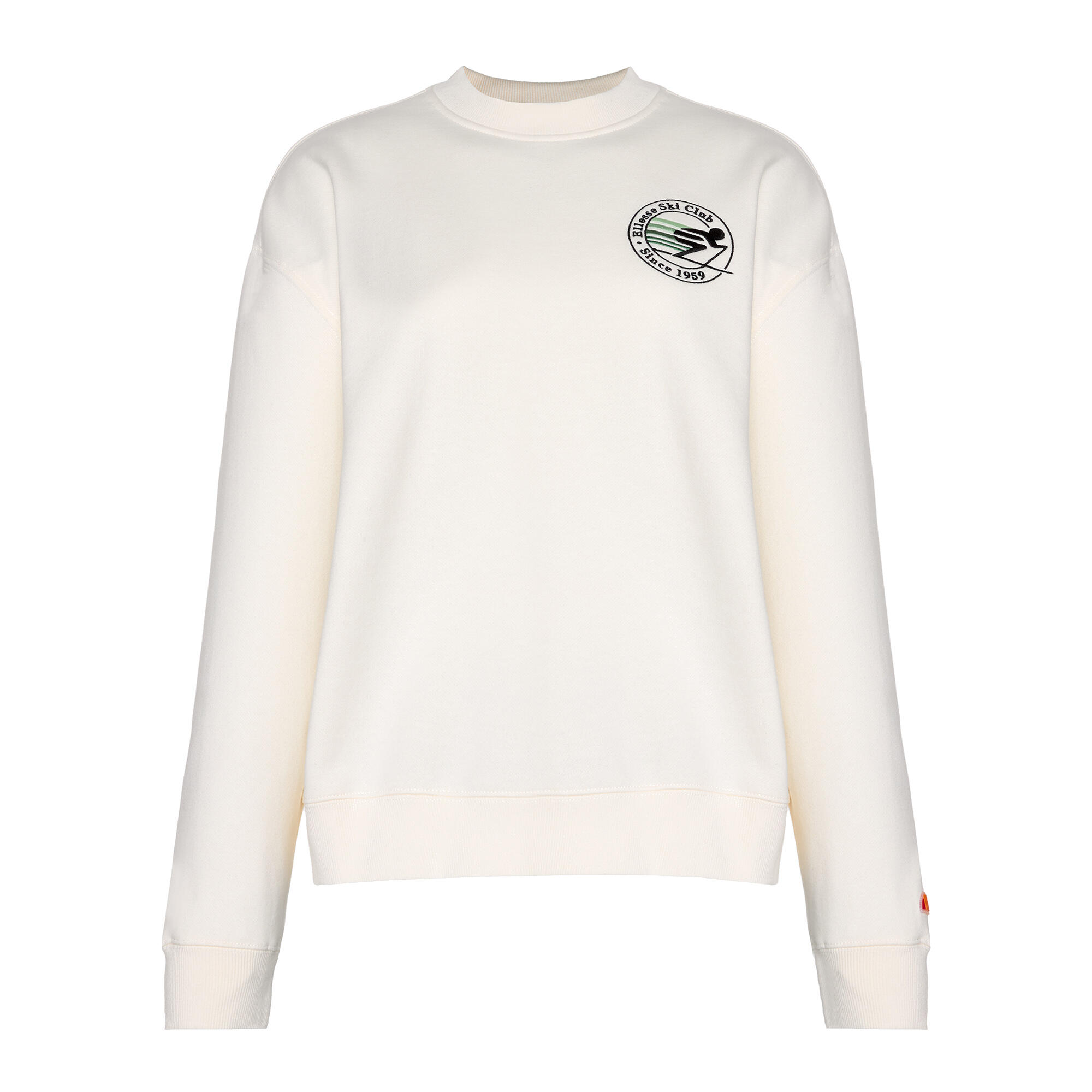 Sudaderas jerseys polares para Mujer Ellesse Areski crew  Blanco 7/7