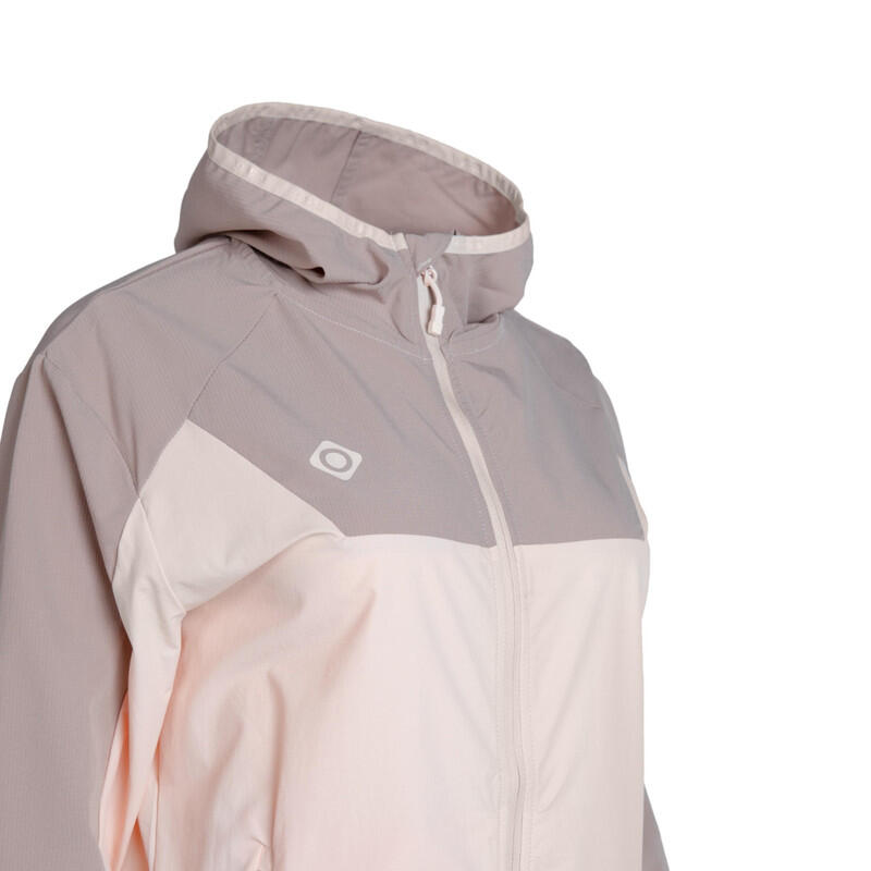 Izas Casaco leve com capuz BENICIA para mulher , para corrida e trekking , com 5/7
