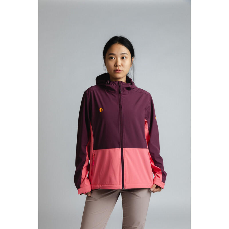 Kurtka damska typu soft shell LANETTE W, wodoodporna, wiatroszczelna i termiczna