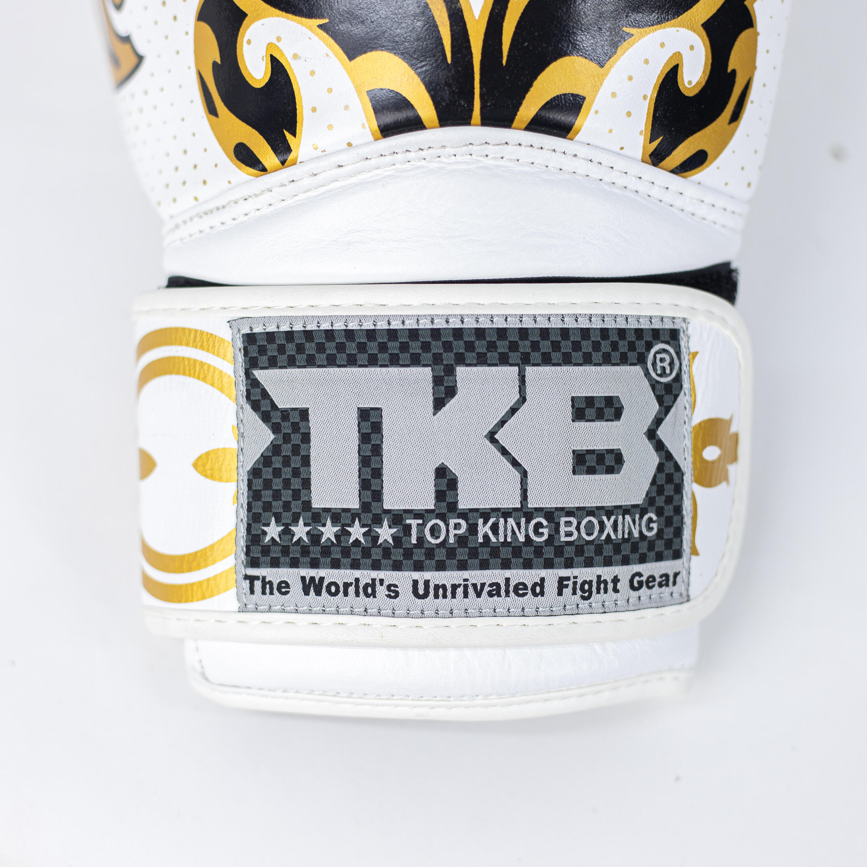 Guantes de Boxeo Topking KANOK Blancos PIEL 3/4