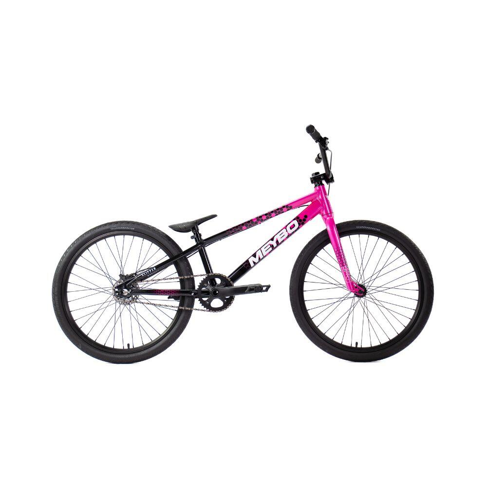BMX Meybo Clipper 2026 Zwart/Roze/Wit Cruiser Pro 22" 1/3