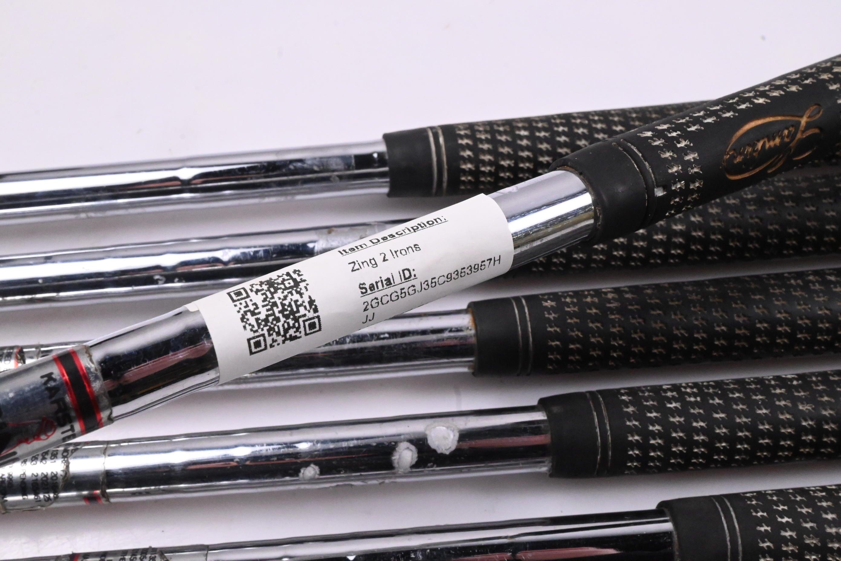 Ping Karsten Zing 2 Irons / 4-PW / Black Dot / Stiff Flex Ping JZ