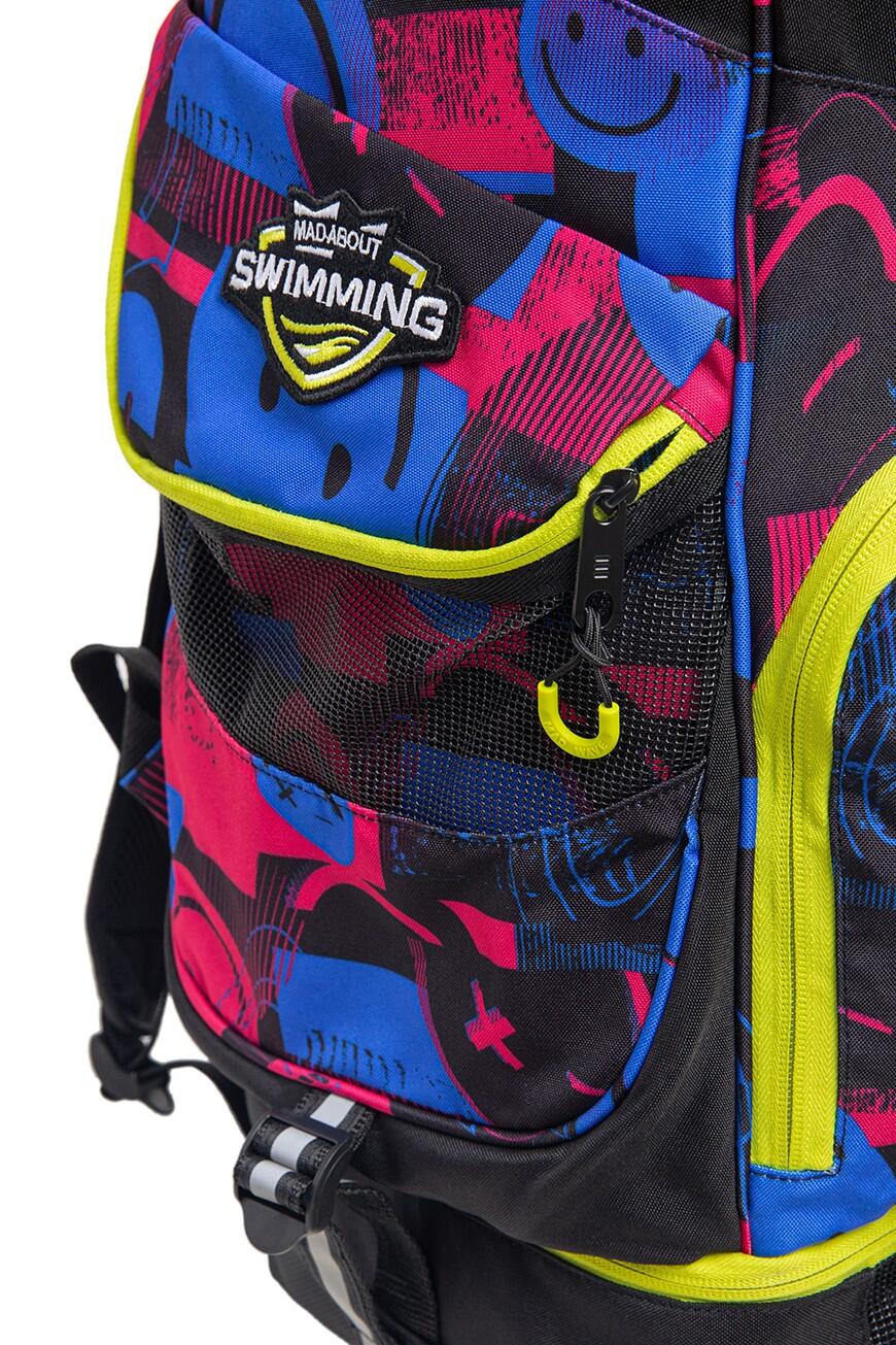 Mochila para piscina e natação 36L MAD TEAM IMPRESSA SMILES 4/5