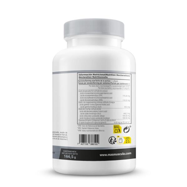 Omega 369 - 120 capsule molli MASmusculo 3/6