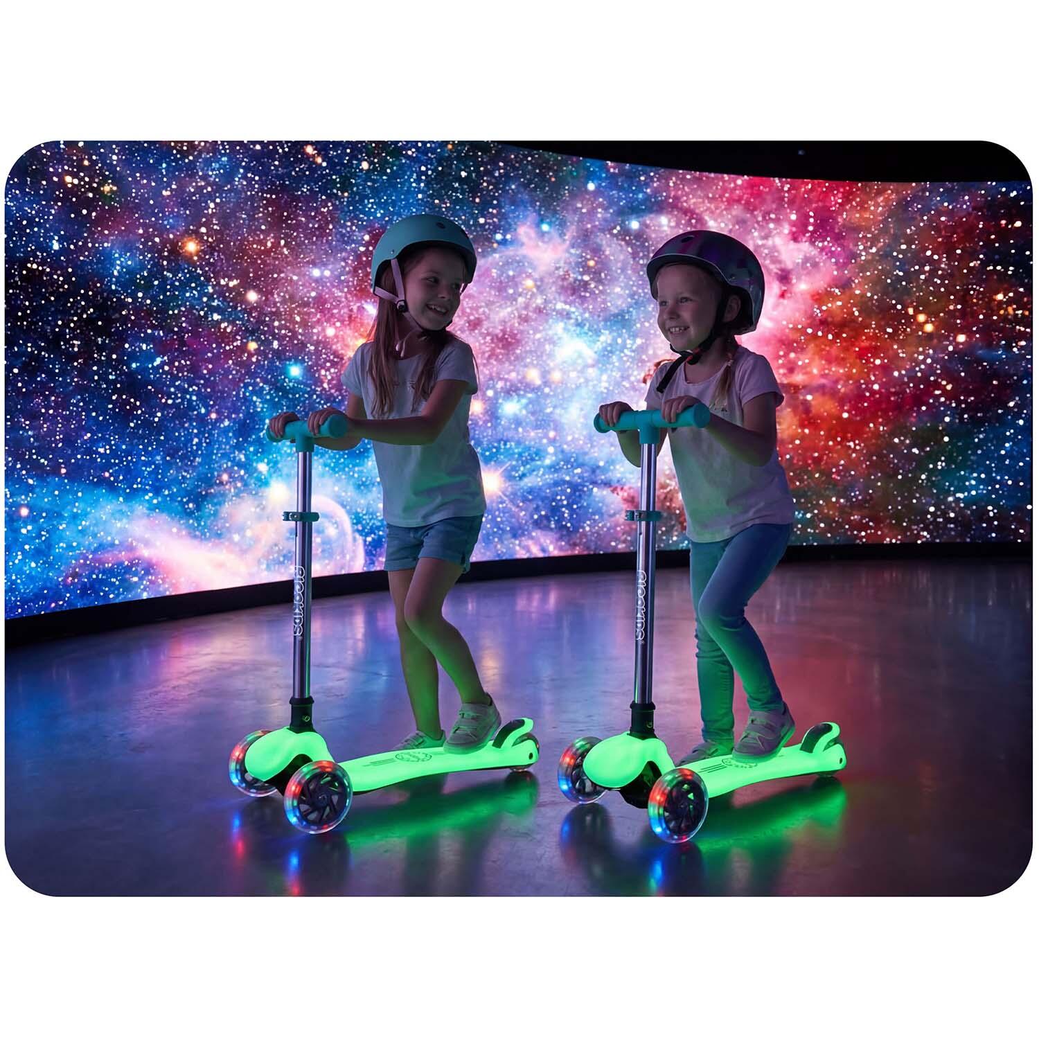 Hulajnoga trójkołowa dla dzieci Ricokids balansowa świecąca w ciemności 765700 5/7