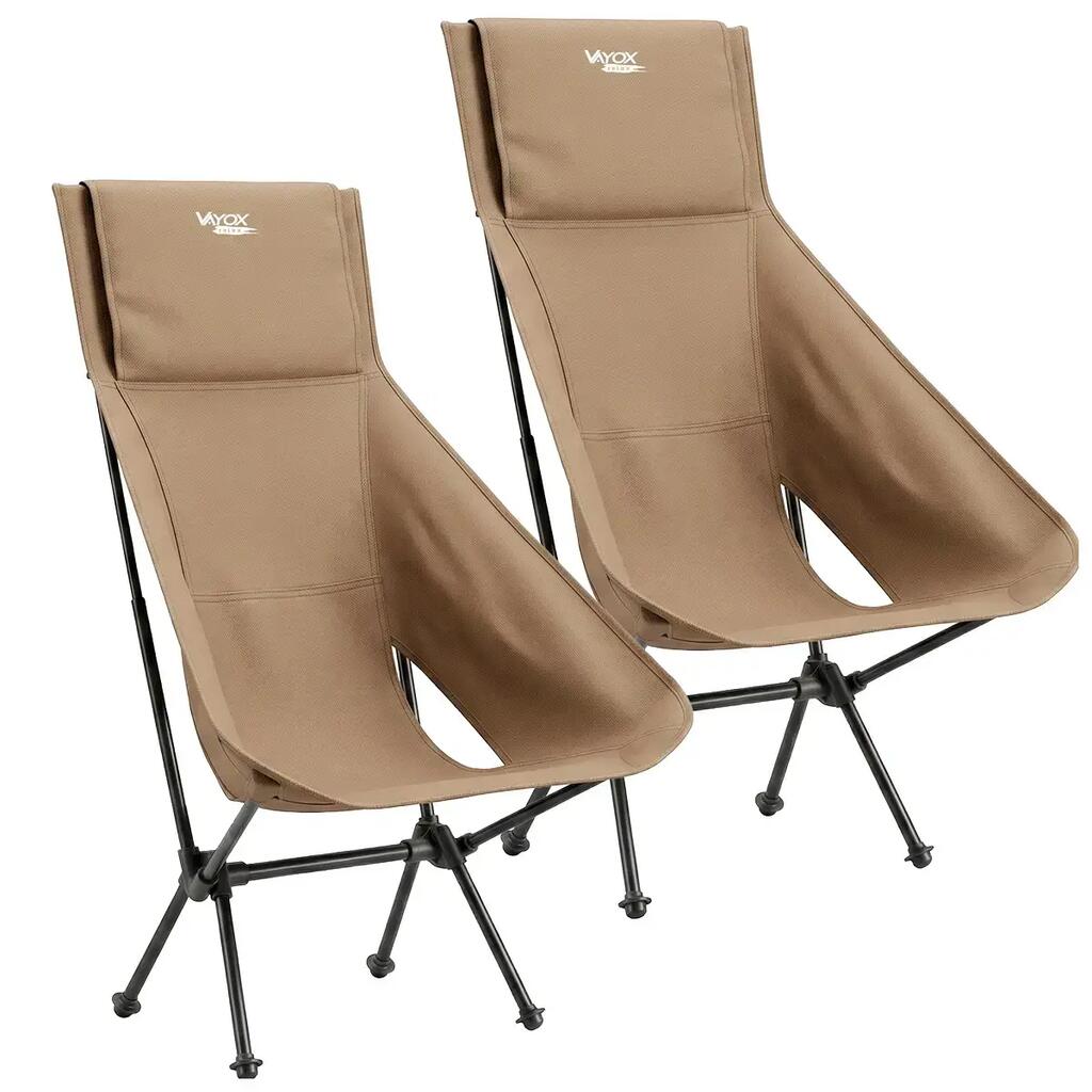 Комплект 2 стола къмпинг Vayox VA0431 Relax сгъваеми, до 120kg