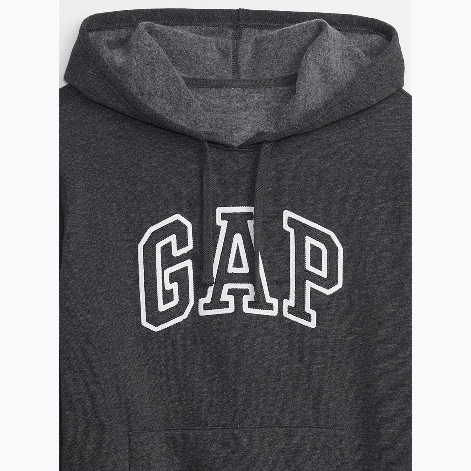Sweatshirt femme Gap gris avec logo 2/5