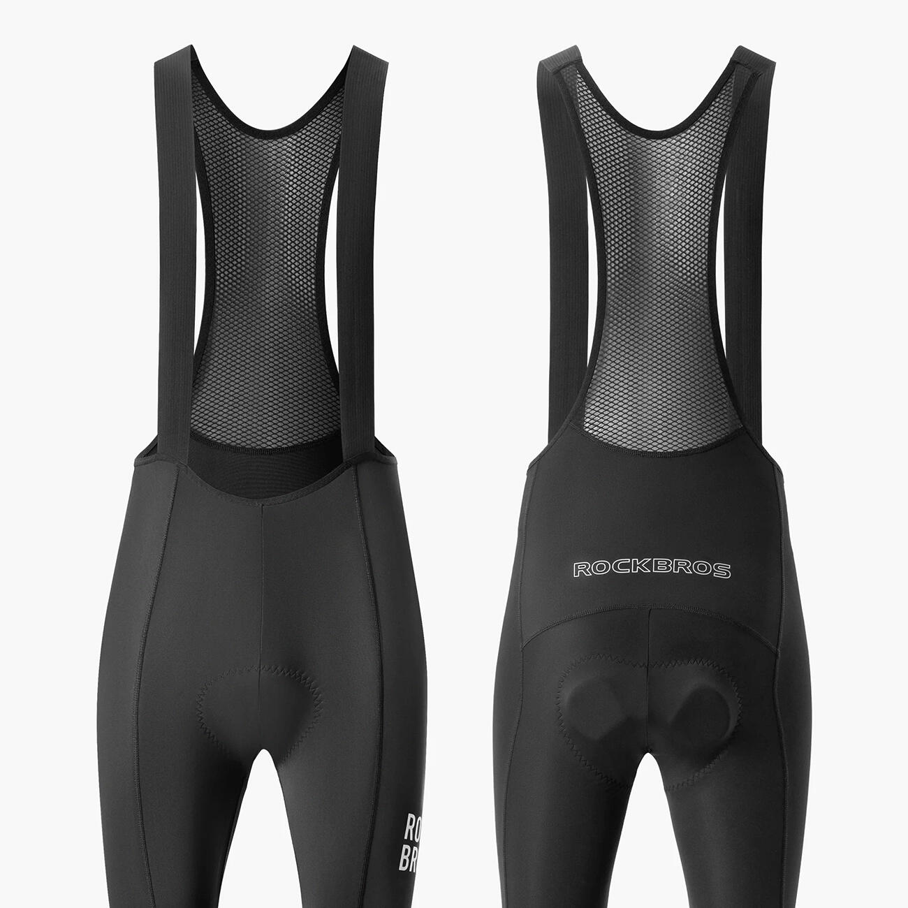 Rockbros fietsbroek met bretels, lang, met zeem 3/7