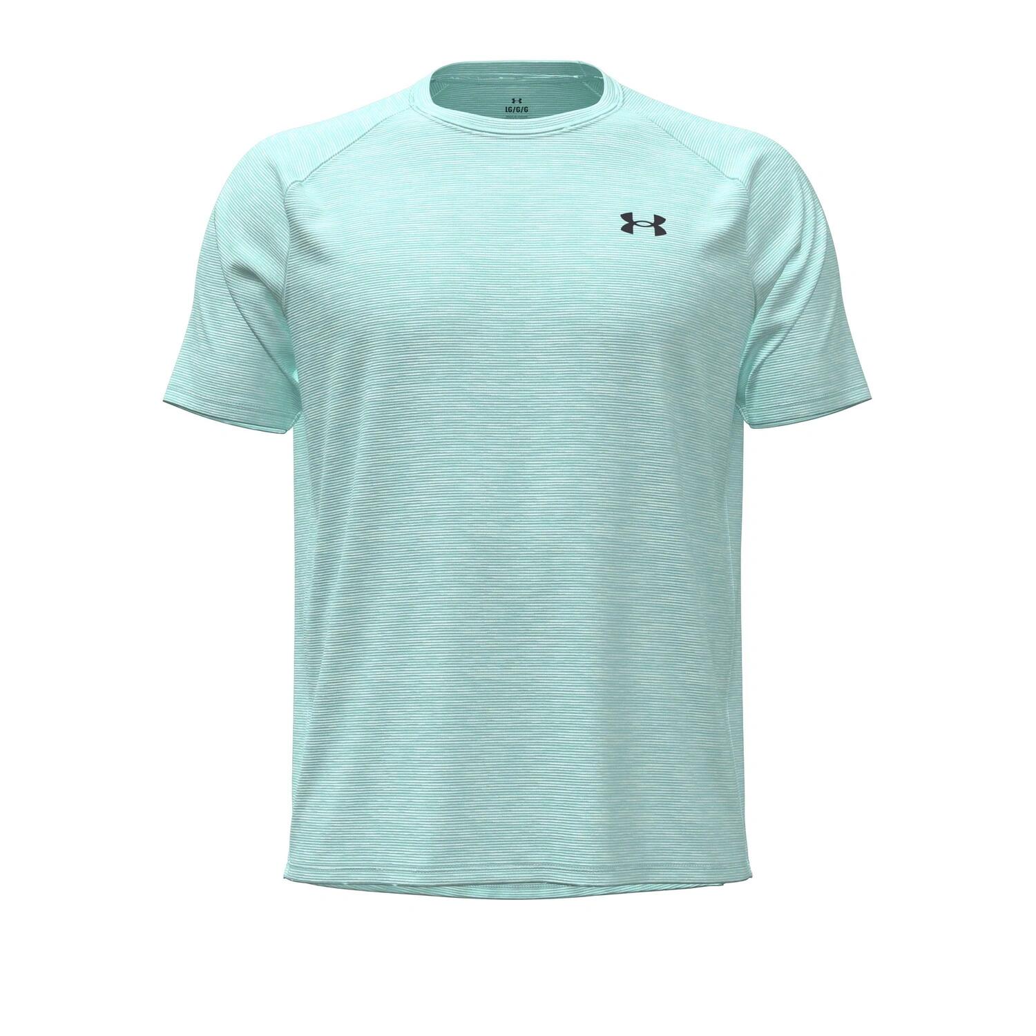 T-shirt UA Tech™ texturé pour homme Under Armour Vert menthe 4/4