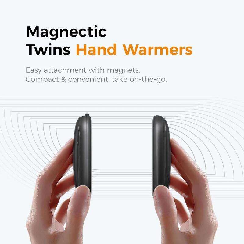Încălzitor electronic de mâini Ocoopa UT3 LITE, 2× 2500 mAh, IP20
