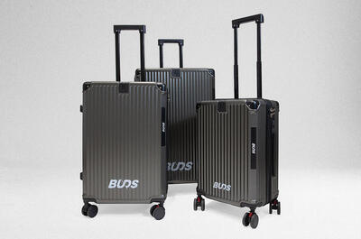 Set di 3 valigie rigide da viaggio con rotelle