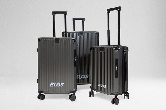 Set di 3 valigie rigide da viaggio con rotelle