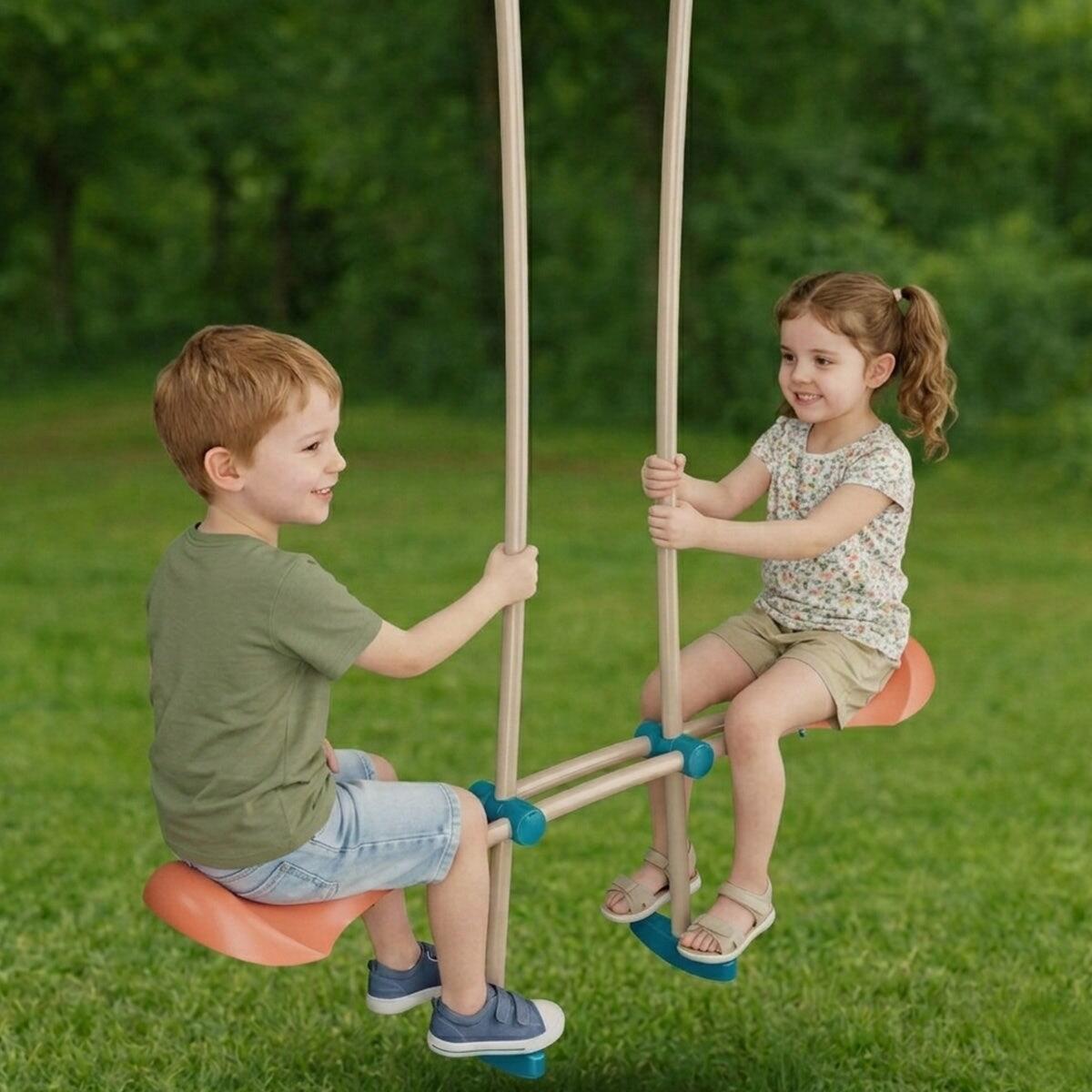Station de jeux bois 2,30 m Topwood PALMI 2 - 6 enfants 4/7