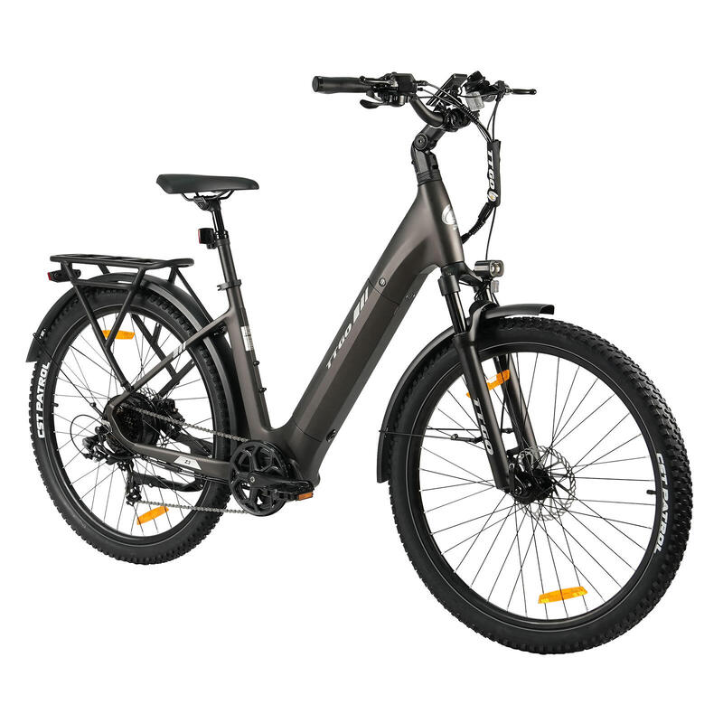 Bicicletă electrică TTGO Z3 cu baterie detașabilă de 48V 15Ah