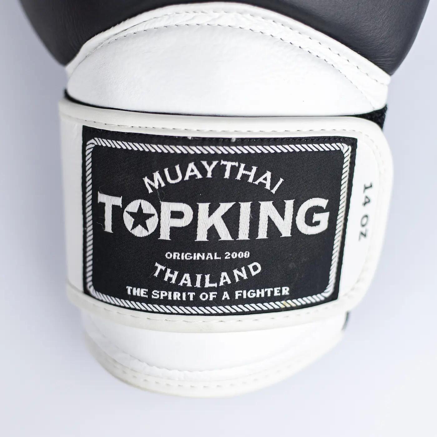 Guantoni da Boxe Topking BLEND 02 Bianchi 3/4
