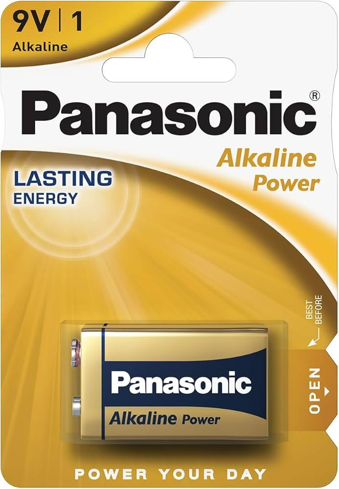 Baterie alcalina 9V 6LR61 Alkaline Power (Bronze)