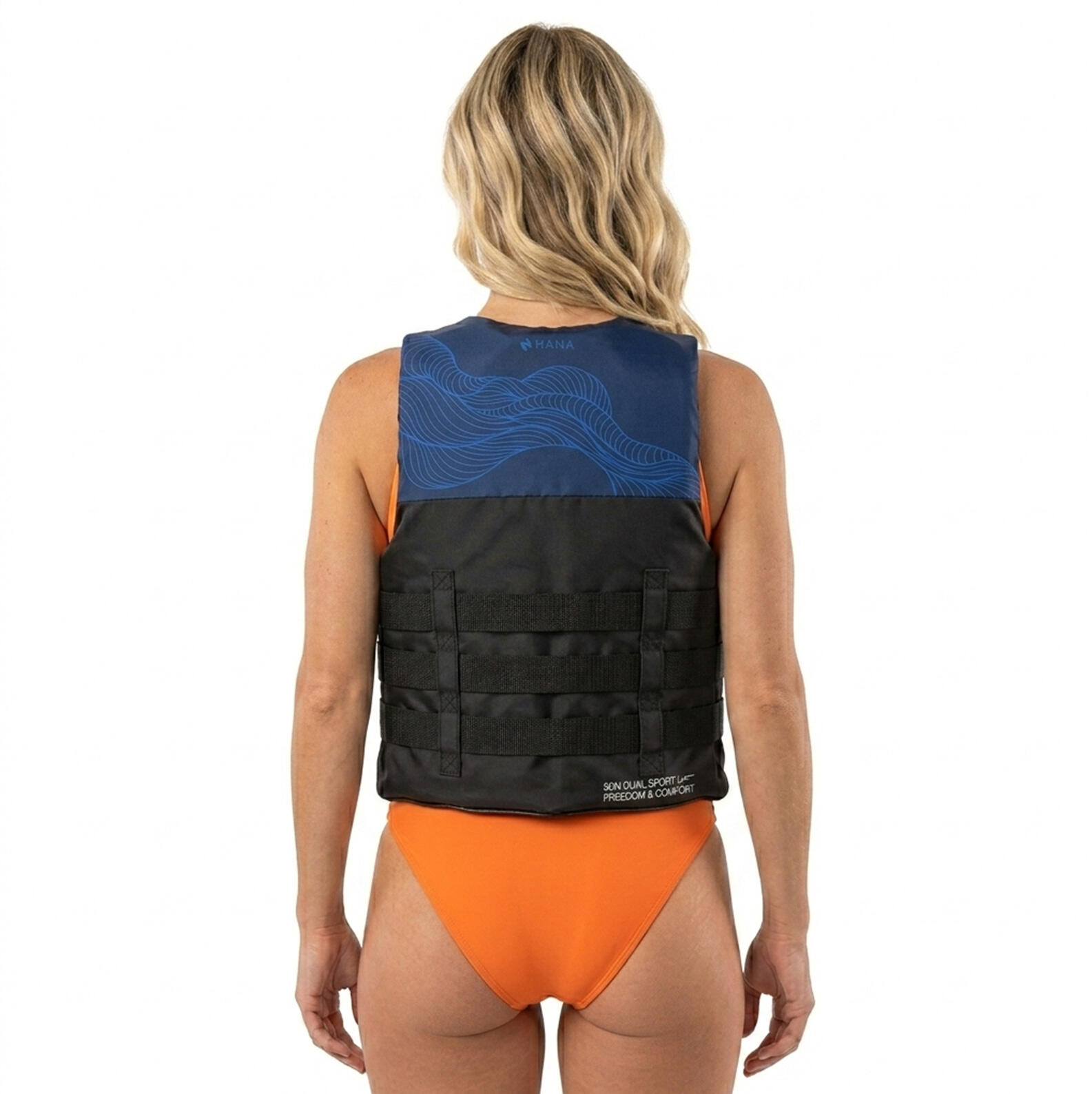 Gilet 50N Nylon Bleu 3/5