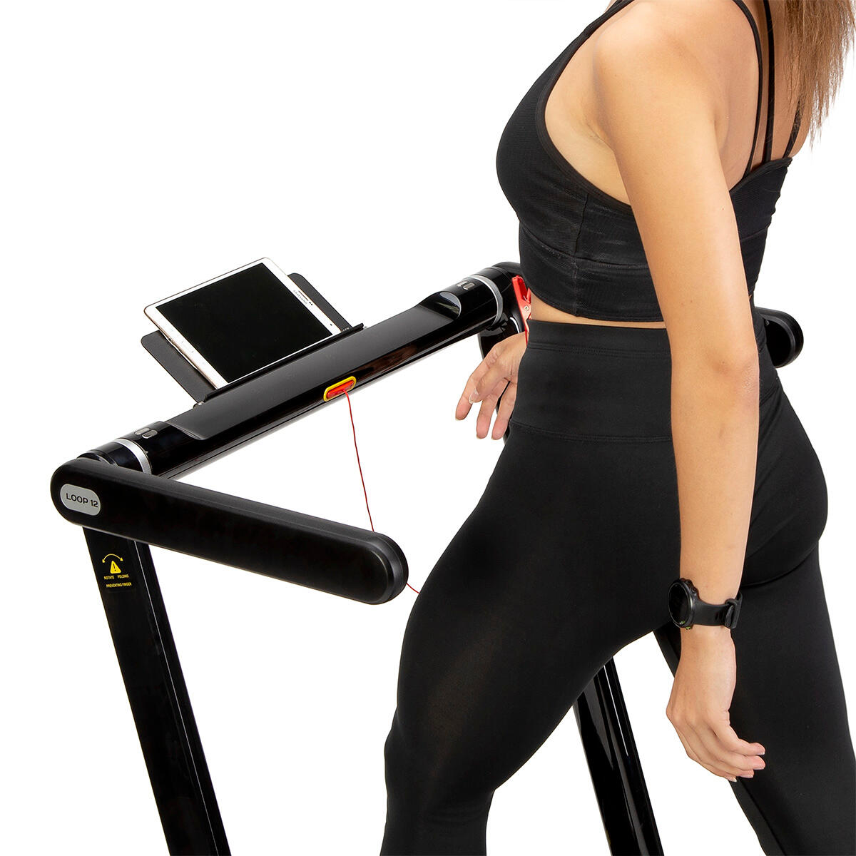 Tapis de course fitness pliable Bluetooth FitShow 1–12 km/h LOOP12 HMS 5/7
