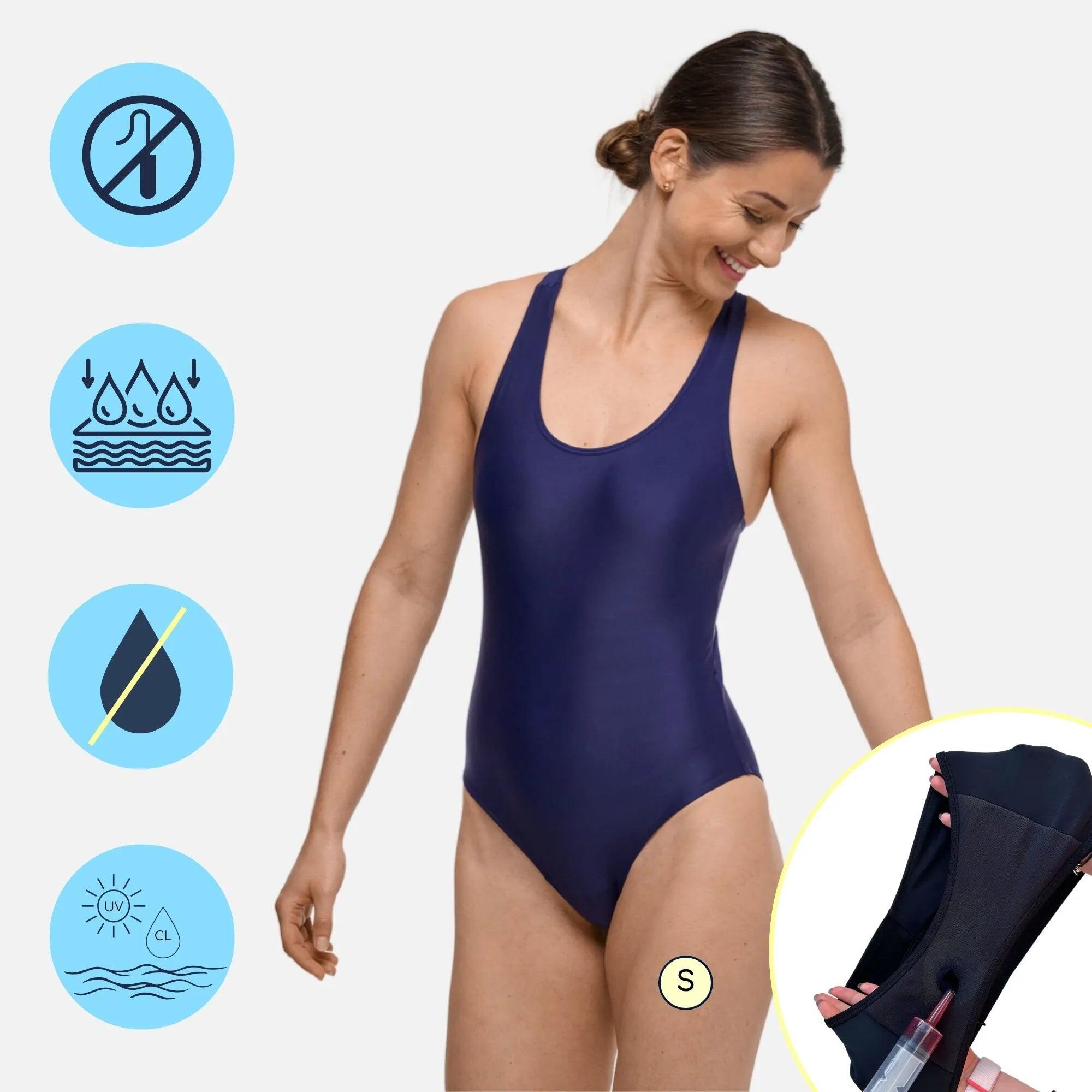 Fato de Banho Menstrual | Mulher & Adolescente | Fluxo Médio | Lola Azul 3/9