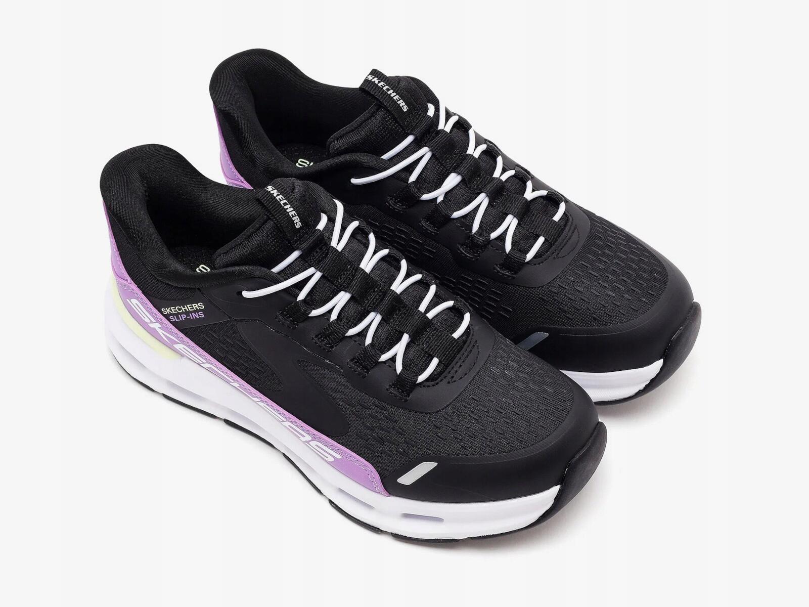 Sapatilhas Skechers modelo 303654L-BKPR para crianças unissex 7/7