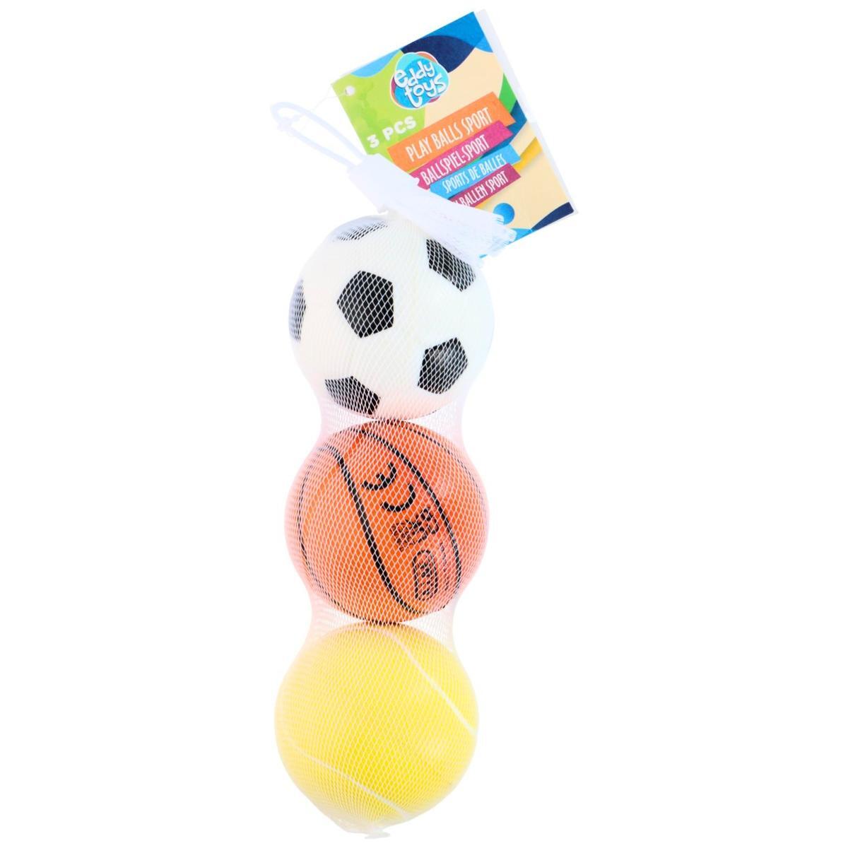Miękkie piłęczki doz abawy dla dzieci Edyy Toys 25mm 3szt 5/5