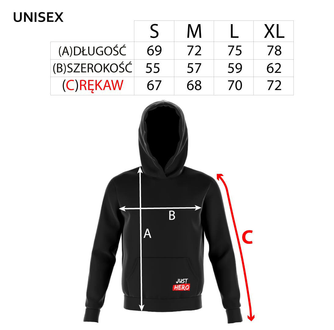 Bluza kangurka sportowa z kapturem unisex wygodna To Jadę Rowerem 3/3