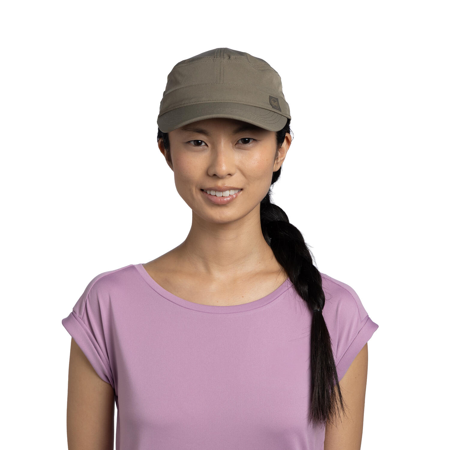 Czapka z daszkiem Buff Military Cap - solid tundra khaki 3/7