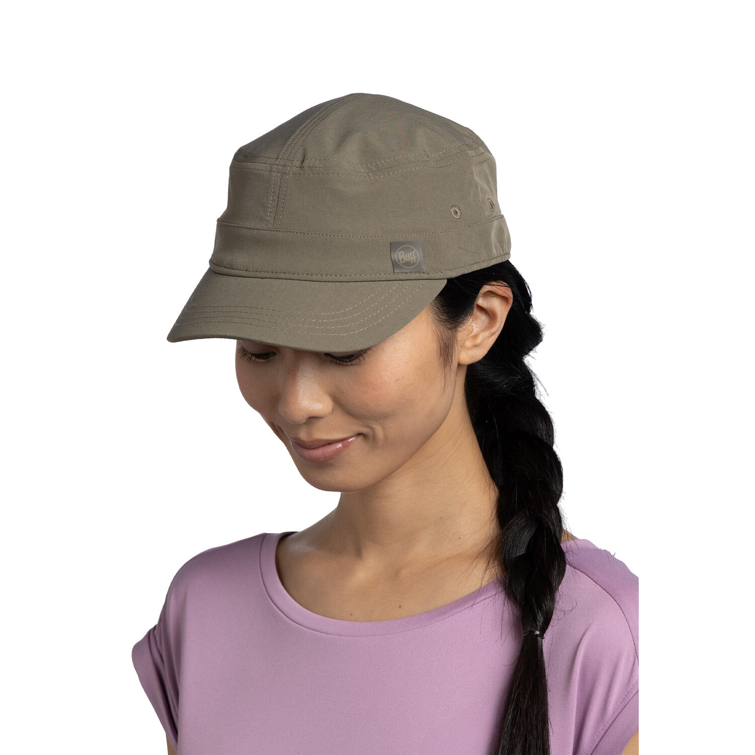 Czapka z daszkiem Buff Military Cap - solid tundra khaki 4/7