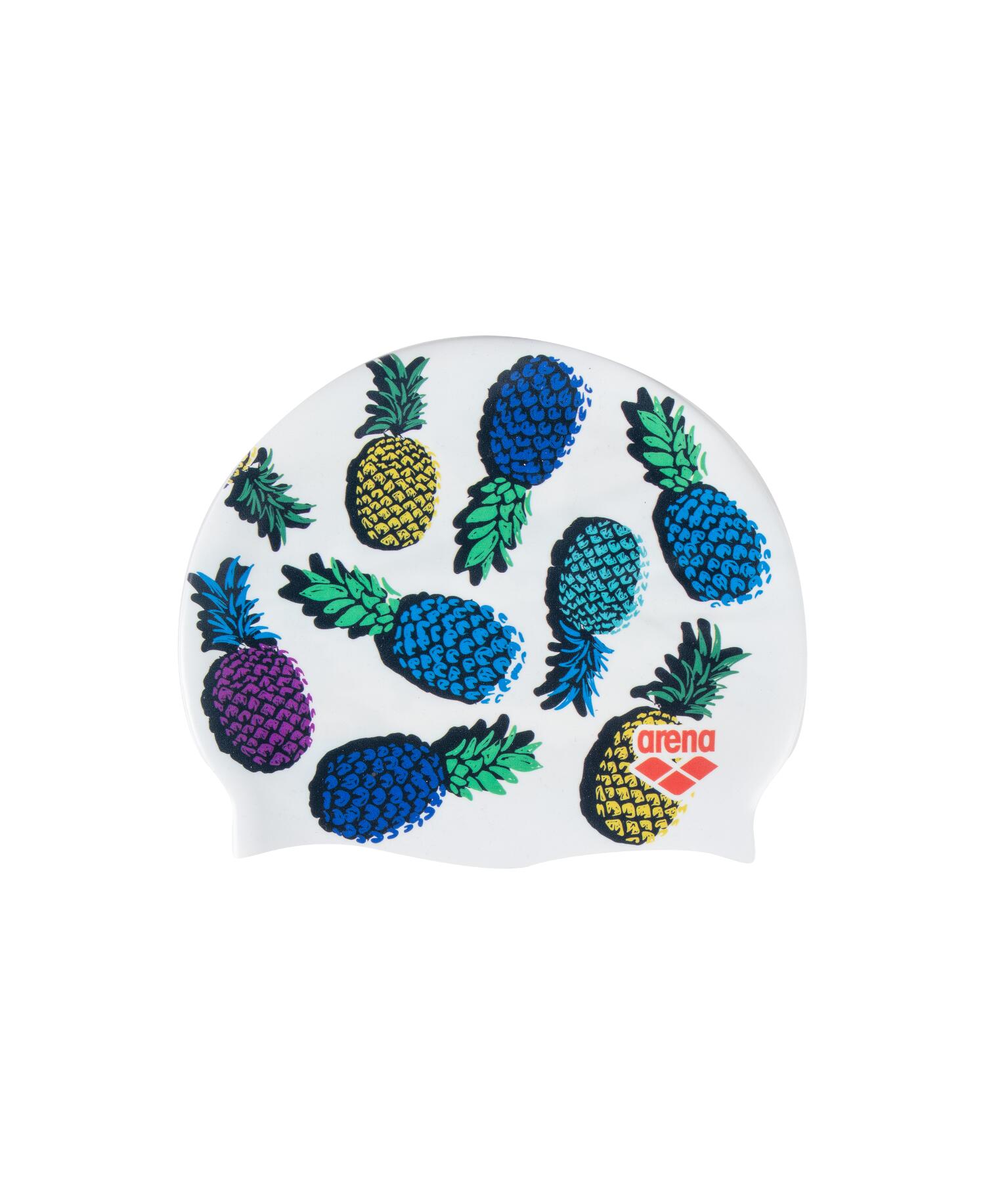 Czepek pływacki silikonowy unisex treningowy na basen Arena HD Cap Pineapples 5/6