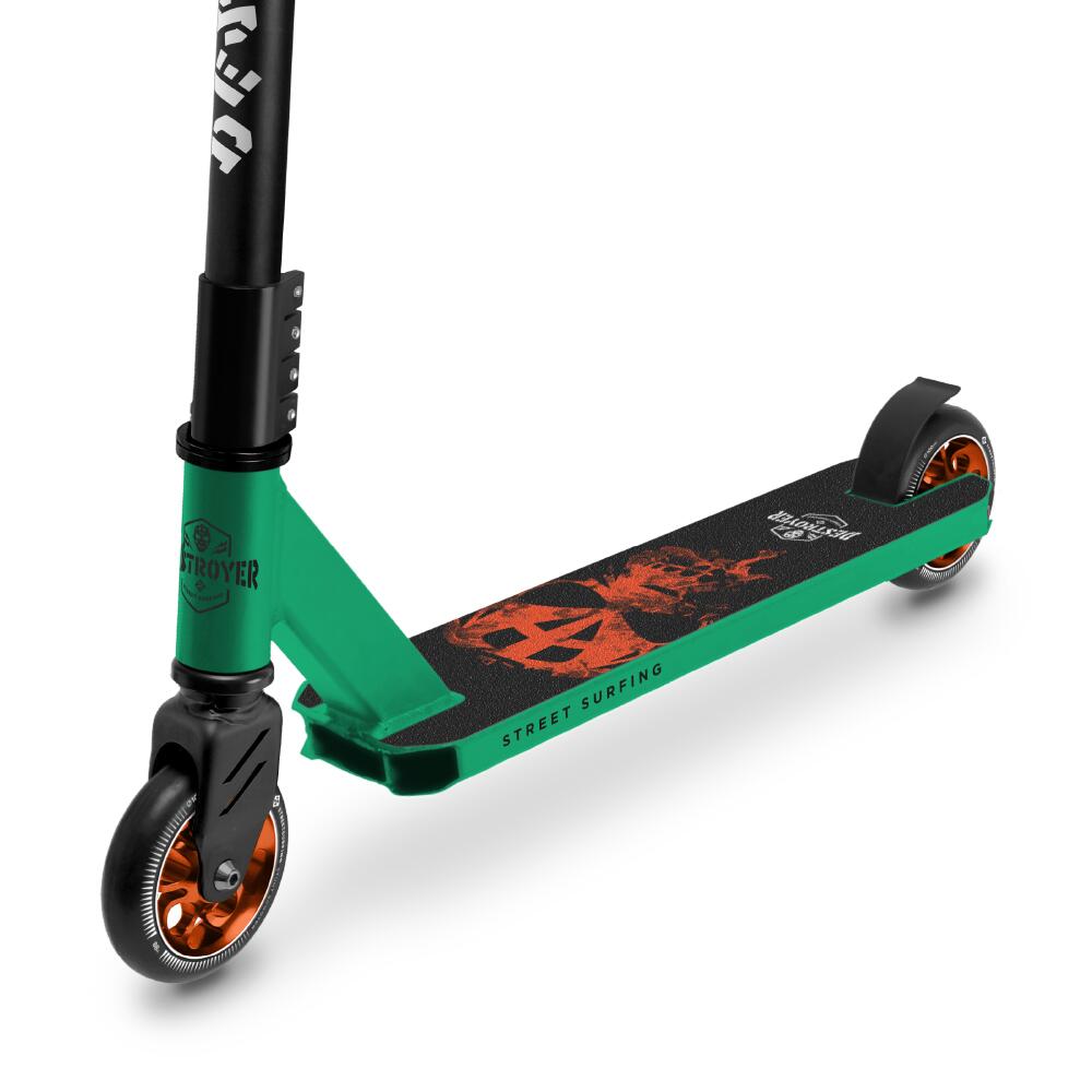 Trotinete de Acrobacias Destroyer Smoked Skull Green 2/7