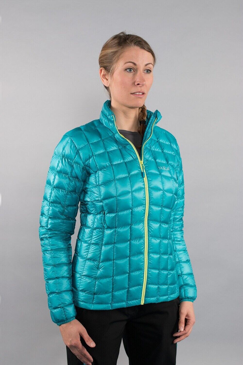 Kurtka puchowa / sweterek puchowy damski Rab CONTINUUM JKT WMNS TASMAN/CHARTREUS 3/4