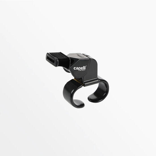 CS Referee Pealess Whistle with Finger Grip One Size