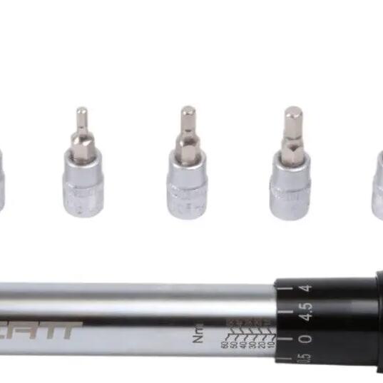 Neatt Oxygen Torque Wrench 10-60 Nm - 3/8'' + 9 Bits