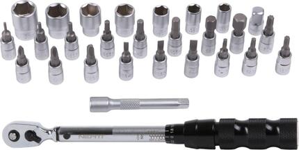 Neatt Attack momentsleutel 2-24 Nm - 1/4'' + 25 bits