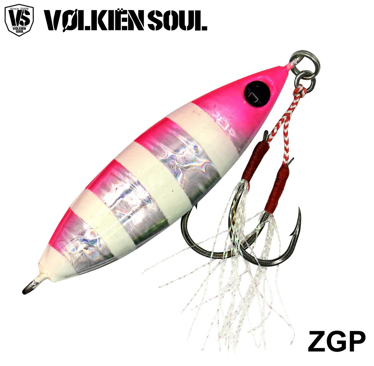 JIG Micro Candy 20gr Zebra Fosforescente Rosa 2/2