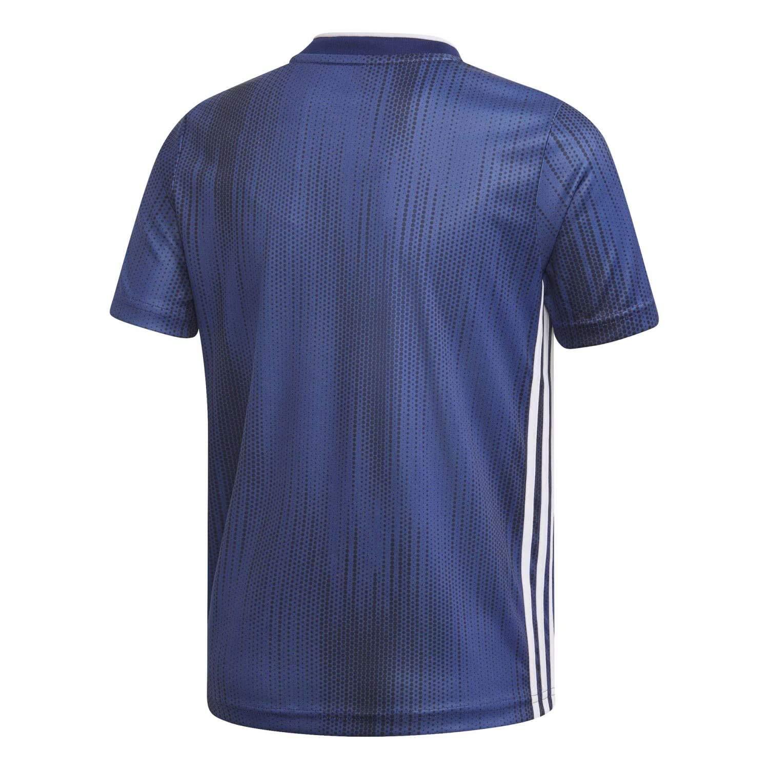 Maglia Unisex Bambini Adidas Tiro 19, Blu Scuro/Bianco, 164 2/6