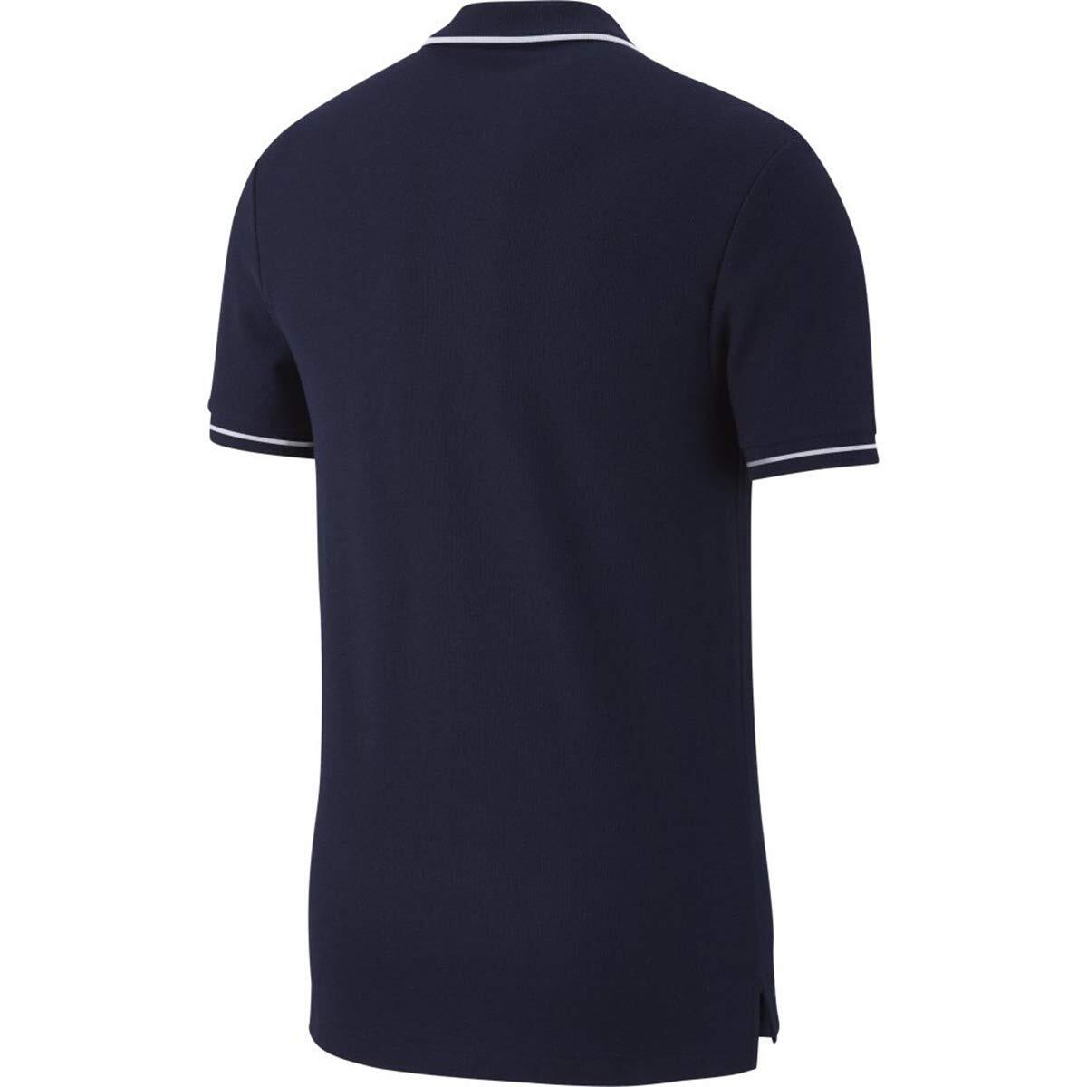 Nike Team Club19 Polo à Manches Courtes pour Homme, Bleu, Taille S 3/4