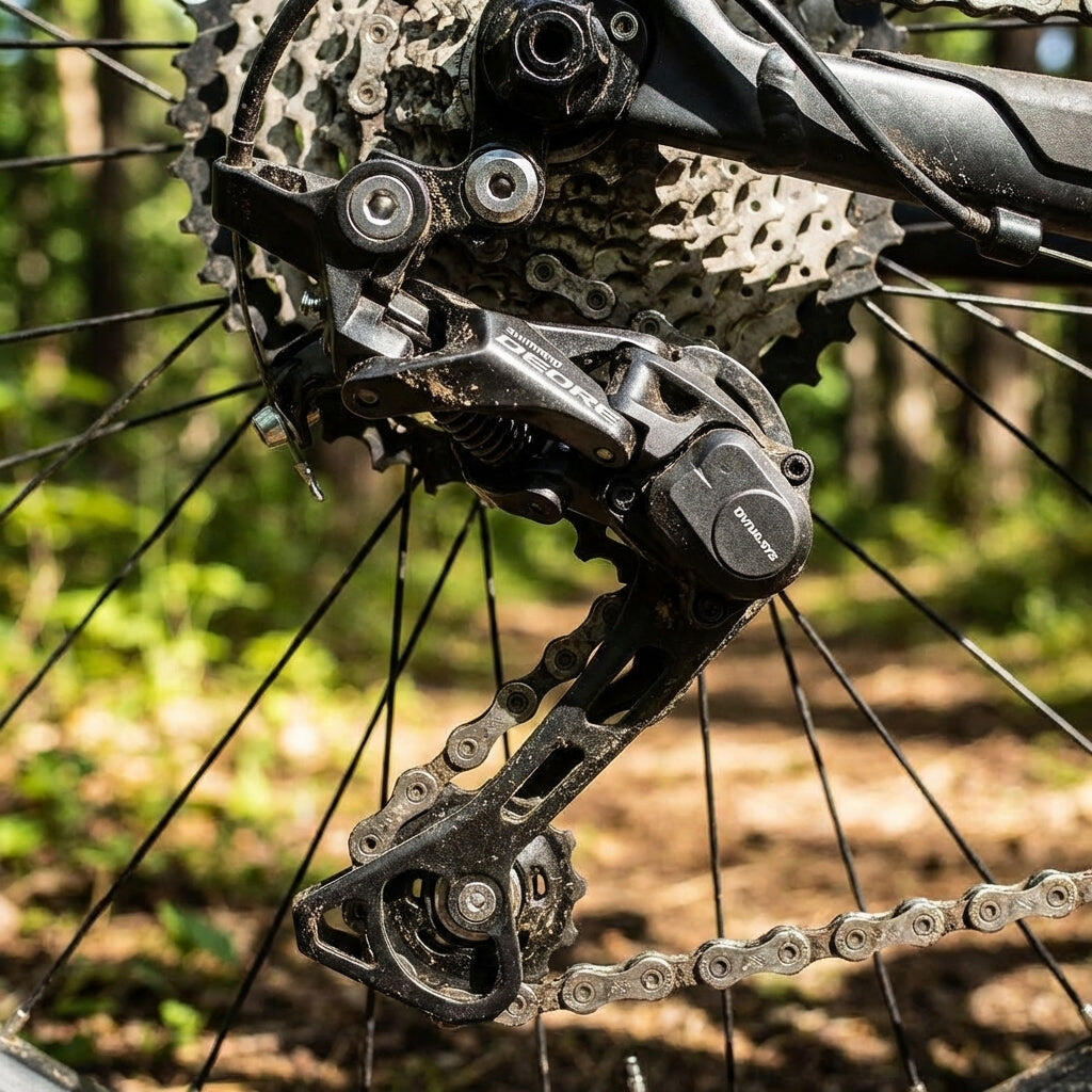 Shimano Deore RD-M6000 Achterderailleur 10 Versnellingen Zwart