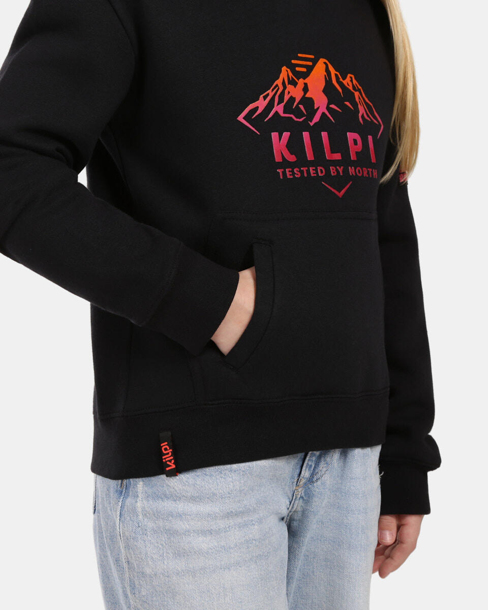 Felpa con cappuccio in cotone da ragazza Kilpi NORTHEN-JG 3/4
