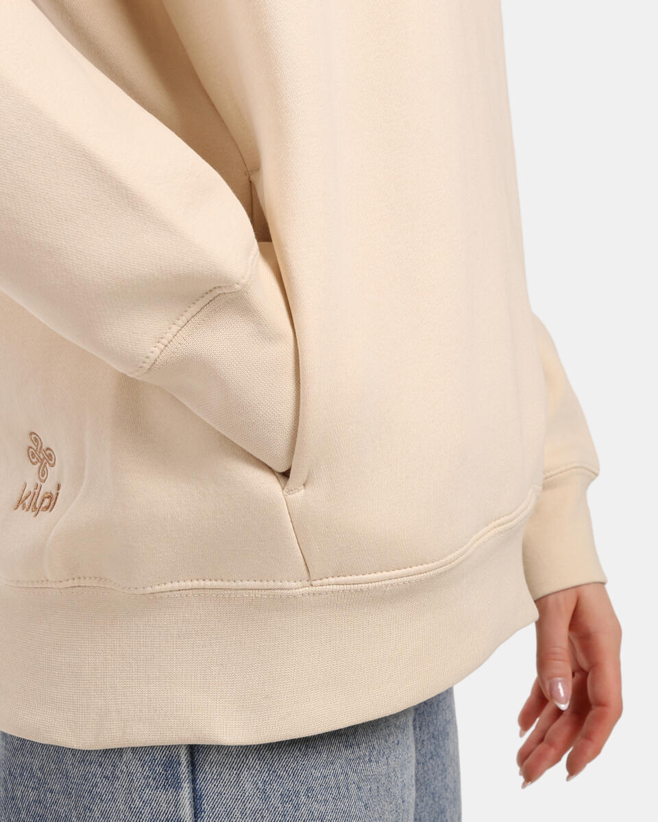 Sweat à capuche en coton pour femme Kilpi NEA-W 3/4