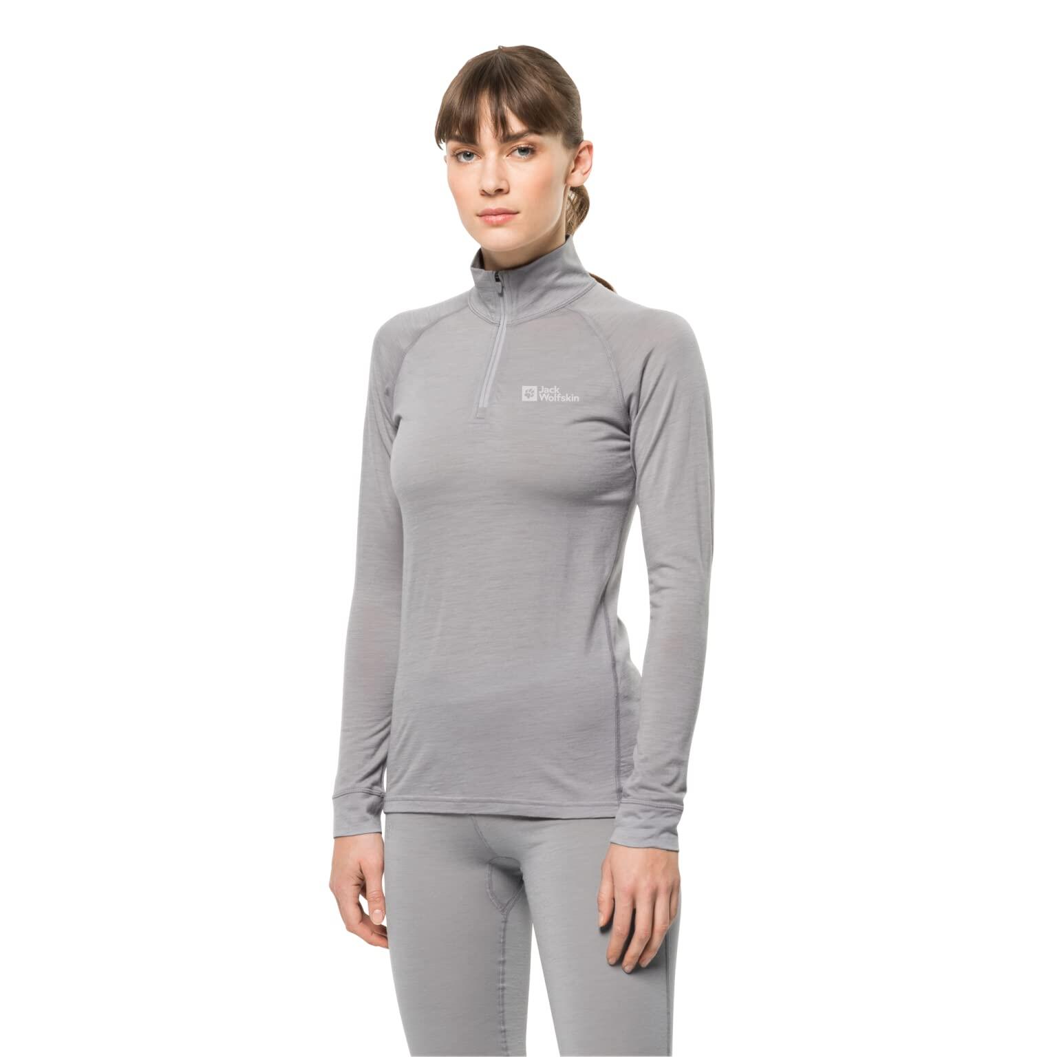 Jack Wolfskin Alpspitze Felpa Grigio Melange XS 3/6