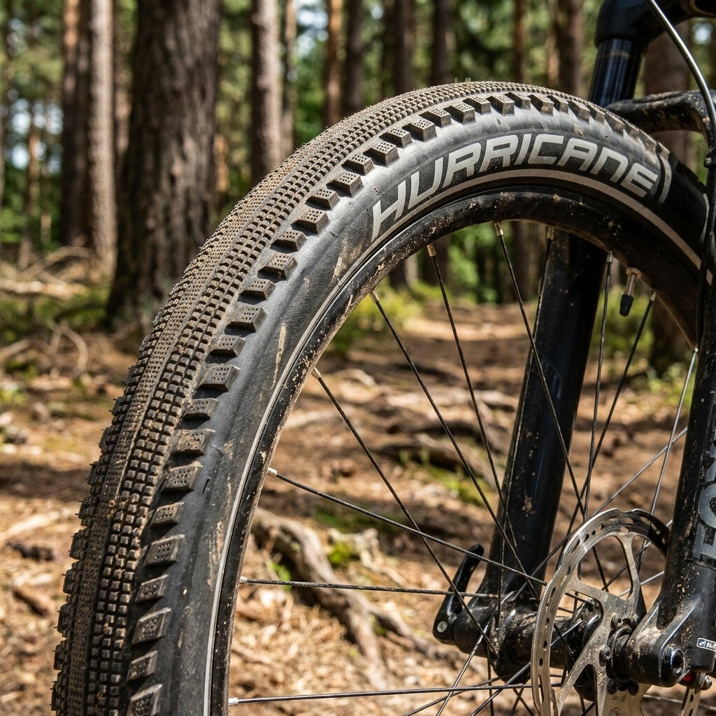 Pneu rigide Schwalbe Hurricane 27,5x2,00 Hs499 Performance Snakeskin Greenguard 2/2